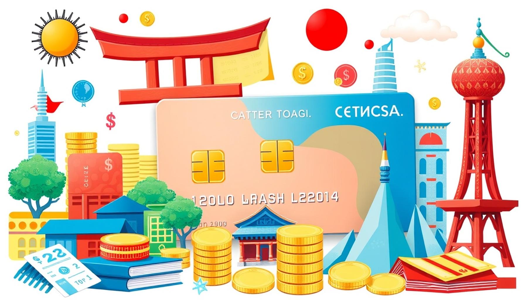 日本における国内および国際クレジットカードの特典比較